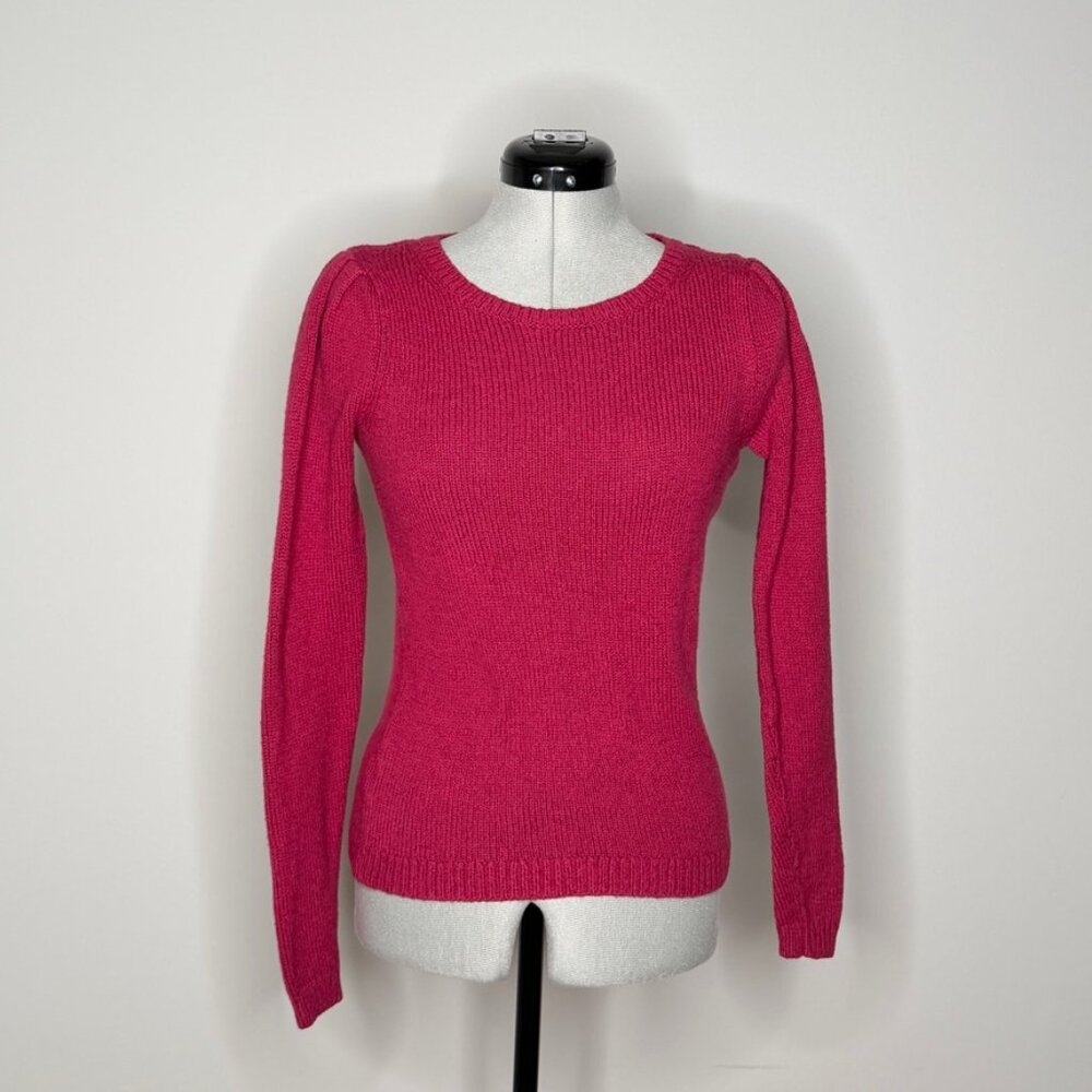 Ann Taylor Puff Shoulder Long Sleeve Sweater